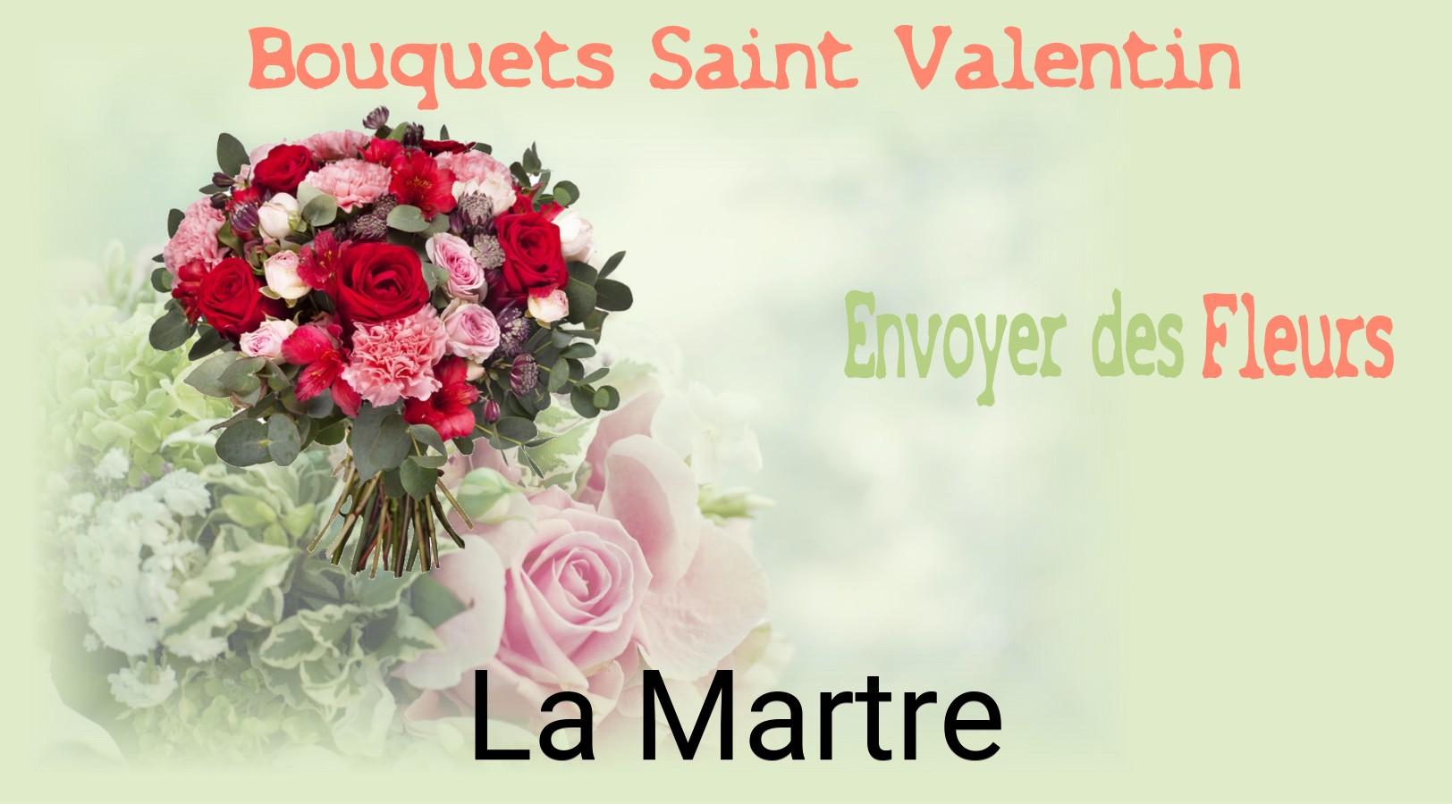 Roses de Saint-Valentin livrées à La Martre